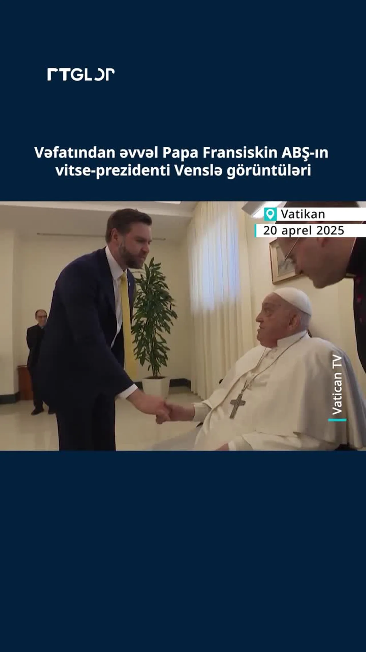Papa Fransiskin son təkbətək görüşü